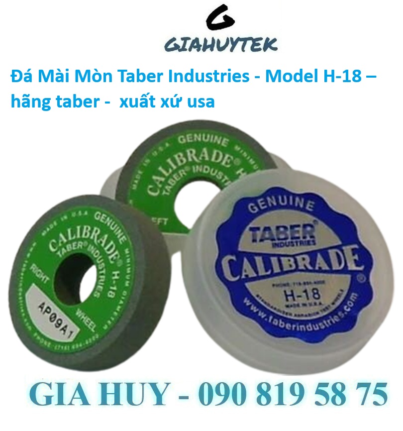 Đá Mài Taber H-18: Giải Pháp Kiểm Định Độ Bền Cho Vật Liệu Mềm