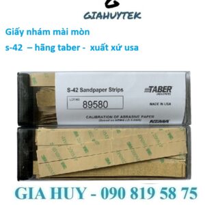 Giấy Nhám Mài Mòn S-42 – Giải Pháp Kiểm Định Độ Bền