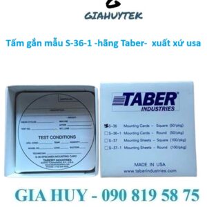 Tấm Gắn Mẫu S-36-1 – Giải Pháp Cố Định Mẫu Chính Xác Cho Kiểm Tra Mài Mòn Vật Liệu