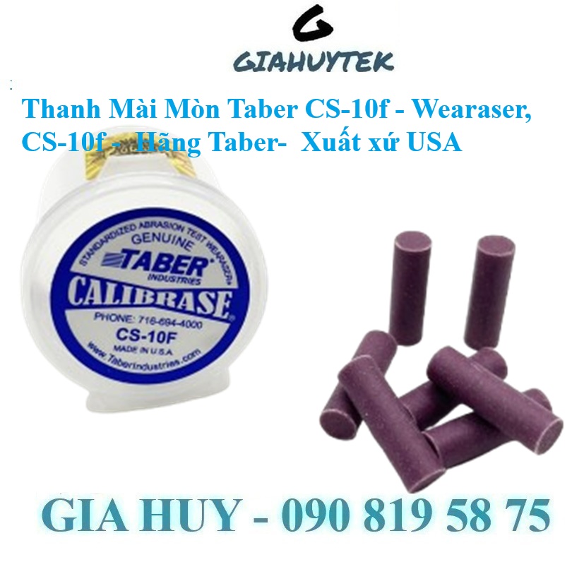 Thanh mài Taber CS-10F loại 10 thanh: Giải pháp refacing chuẩn, nhanh, ổn định