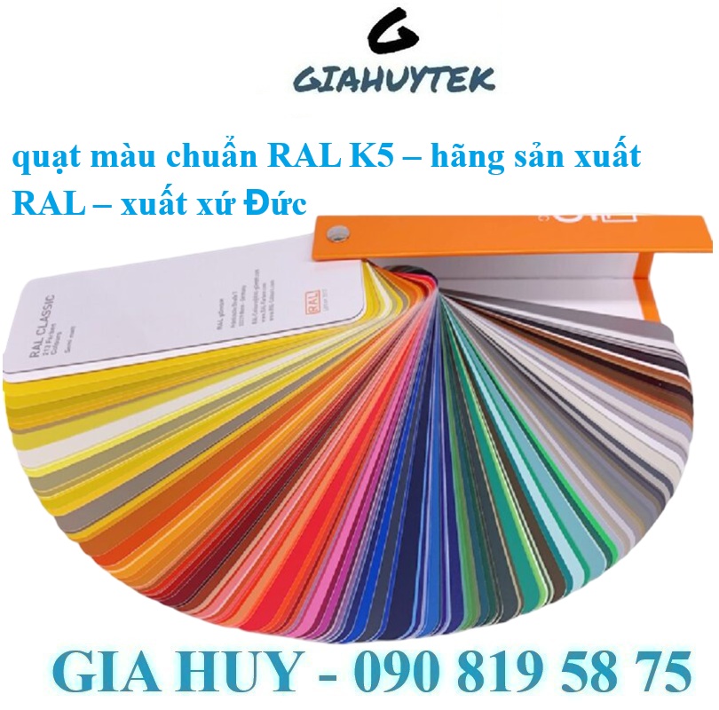 Quạt Màu Chuẩn RAL K5Giải Pháp Hoàn Hảo