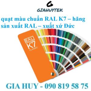Quạt Màu Chuẩn RAL K7 – Dụng Cụ Không Thể Thiếu Cho Ngành Sơn