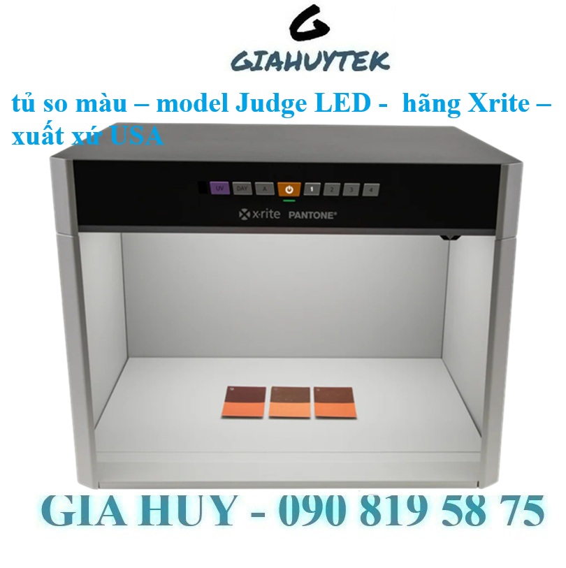 Tủ So Màu X-Rite JUDGE LED: Giải Pháp LED Chính Xác Cho Ngành Sản Xuất