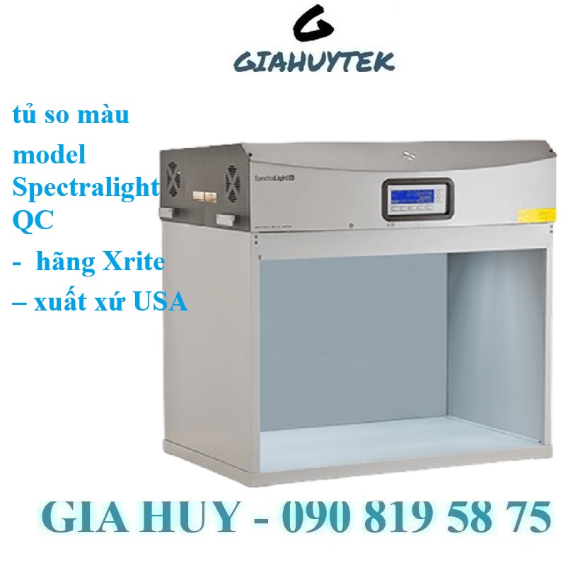 Tủ so màu X-Rite SpectraLight QC – Giải pháp kiểm soát màu sắc chính xác