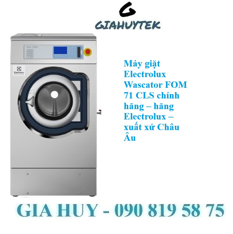 Máy giặt Wascator FOM 71  – Giải pháp kiểm tra chất lượng