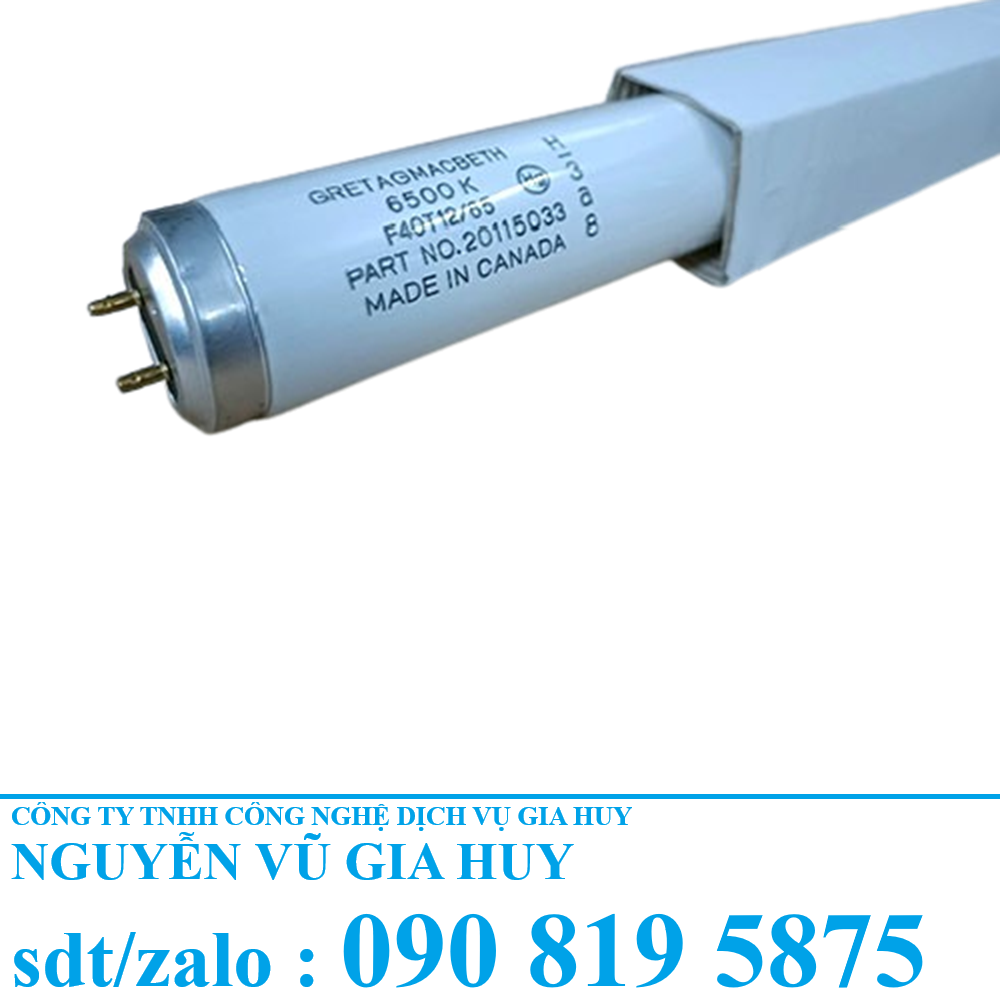 Bóng đèn D65 cho tủ so màu F40T12/6500K – Chiếu sáng chuẩn ngày